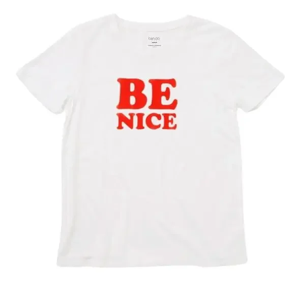 ban.do “Be Nice” Classic Tee Size Large - Picture 1 of 5